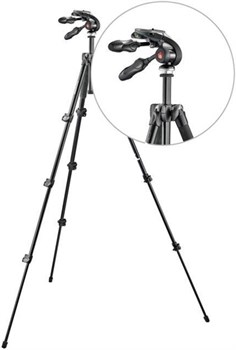 Штатив Manfrotto MK293A3-D3Q2 KIT 293 ALU 3S + 3WAY QR HEAD - фото 100074