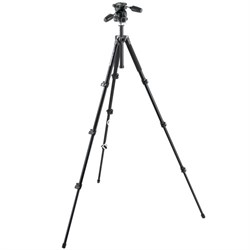Штатив Manfrotto MK294A4-D3RC2 ALU TRIPOD BLK WITH 3W HEAD - фото 100087