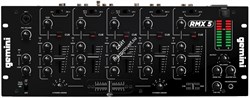 Gemini RMX5  DJ микшер рэковый 5 каналов LINE/PHONO + MIC  вход - фото 10153