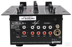 Gemini PS1 DJ микшер 2 канала LINE/PHONO + MIC  вход - фото 10161