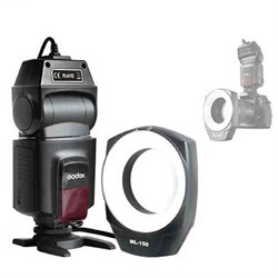 Вспышка для макросъемки Godox ML-150 кольцевая, шт - фото 102616