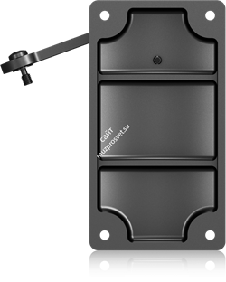 Tannoy VARIBALL BRACKET AMS 5 чёрное настенное крепление для AMS 5. Полностью скрывает коммутационный кабель. Позволяет изменять угол наклона и угол поворота акустической системы в любой плоскости - фото 10349