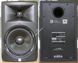 JBL LSR308 монитор активный 2-полосный студийный 8". Усилители D-класса: НЧ 56Вт, ВЧ 56Вт. 37-24кГц. Входы XLR, 1/4″ TRS. Корпус МДФ 15мм, 419x254x308мм, 8.6кг - фото 10440