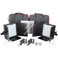 Комплект видеосвета LED Proaim 2x600 Agile Production Flood - фото 106020