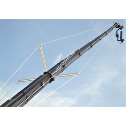 Комплект крана Proaim 33ft Octagonal Crane, HD-STD Stand, 3 Axis Pan Tilt Head, D-33 Dolly (Titan Package) - фото 106160