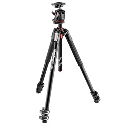 MK190XPRO3-BHQ2 штатив алюм. MT190XPRO3 + головка MHXPRO-BHQ2 DUAL 3/171,5/70,5/2,5/7 (сек/выс/слож/вес/нагр) черный - фото 107777
