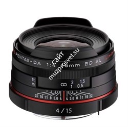 Объектив Pentax HD DA 15mm f/4 AL Limited Black - фото 108269