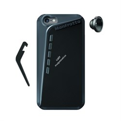 Manfrotto Чехол для iPhone 6 черный + подставка + объектив Fisheye - фото 108552