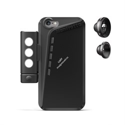 Manfrotto Чехол для iPhone 6, объективы fisheye, telephoto 3x, LED свет - фото 108571