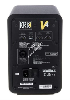 KRK V4S4 Активный 2-х полосный (Bi-Amp) 4-ти дюймовый студийный монитор, черный - фото 10900