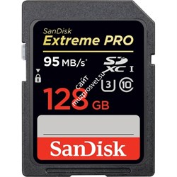 Sandisk Extreme Pro SDXC 128Gb UHS-I U3 (95/90 MB/s) - фото 110618