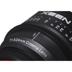 Объектив Samyang Xeen 24mm T1.5 Pro Cine Lens Canon EF - фото 111066