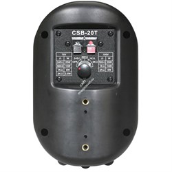 SHOW CSB-20T/BK - широкополосная АС 70/100 В, 20Вт, 85 дБ, динамик 3", черный - фото 111917