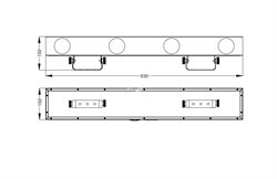 INVOLIGHT LEDRX350 - LED световой эффект, 4 линзы, RGBWY 256 шт.,  DMX-512, звуковая активация - фото 112633