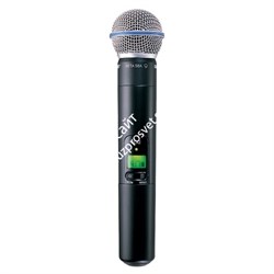 SHURE SLX2/SM58 L4E 638 - 662 MHz ручной передатчик с капсюлем динамического микрофона SM58 для беспроводной системы SLX - фото 11266