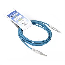 INVOTONE ACI1304/B - инструментальный кабель, 6,3 джек моно <-> 6,3 джек моно, длина 4 м (синий) - фото 113254