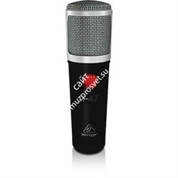Behringer T-47 - Ламповый студийный конденсаторный микрофон,кабель (10 м), кейс - фото 113660