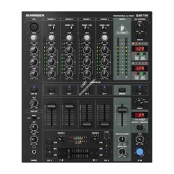 BEHRINGER DJX750 - микшер для DJ, 5 вход. канала (4 стерео, плюс микрофонный),эквалайзер - фото 113667