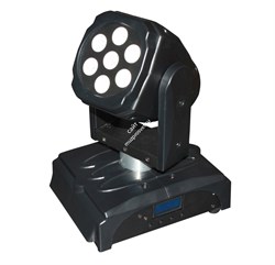 Involight LEDMH200 - LED вращающаяся голова заливного света, 7 шт. х 3 Вт RGB мультичип - фото 113746
