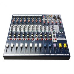 Soundcraft EFX8 микшер 8 моно, 2 стерео, 2 Aux. Встроенный процессор эффектов Lexicon. 32 пресета, специальные настройки для караоке. Возможна установка в рэк, крепления приобретаются отдельно - фото 11408