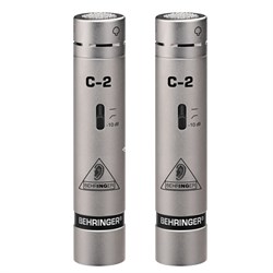 BEHRINGER C-2 - микрофоны (пара),20 Hz - 20 kHz,конденсатор,для студийной или концертной работы - фото 114465