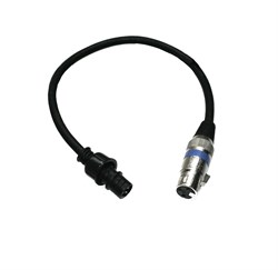 INVOLIGHT BAR CABLE DMX OUT - переходник с влагозащищённого разъёма на XLR3, 40 см - фото 114482