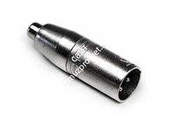 INVOTONE AD400 - переходник  RCA <> 3P XLR папа, корпус металл - фото 114512