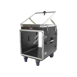 GATOR GRC-12X10 PU - кейс,пластик,черный,12U верх, 10U фронт, компактный, подъемный механизм - фото 114923