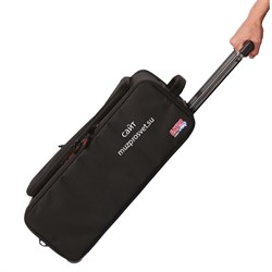GATOR GR-RACKBAG-2UW - сумка рэковая, стальные рельсы, 2U, на колёсах - фото 114926