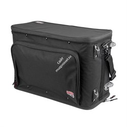GATOR GR-RACKBAG-3UW - сумка рэковая, стальные рельсы, 3U, на колёсах - фото 115064