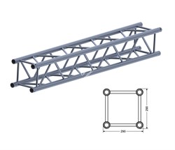 INVOLIGHT ISX29-100 - ферма квадратная, прямая, 1 м, 290 мм, труба 50 мм - фото 115110
