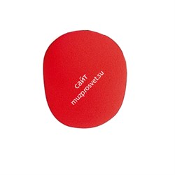 INVOTONE WS1/RD - ветрозащита для микрофонов, цвет красный - фото 115325