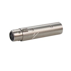 INVOTONE AD355 - переходник 3P XLR папа <>3P XLR мама, корпус металл - фото 115658