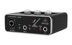 BEHRINGER UM2 - аудиоинтерфейс USB, 2 входа, 2 выхода, микр. предусилитель XENYX - фото 116075