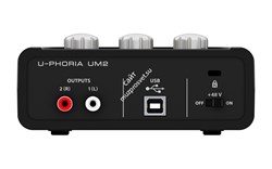 BEHRINGER UM2 - аудиоинтерфейс USB, 2 входа, 2 выхода, микр. предусилитель XENYX - фото 116076