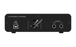 BEHRINGER UMC22 - аудиоинтерфейс USB,2входа, 2 выхода, микр. предусилитель MIDAS - фото 116079
