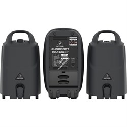 BEHRINGER PPA500BT - 6-кан. порт. система звукоусиления, 8"+1", 2х250Вт 4Ом, 2х160Вт 8Ом, DSP. - фото 116602