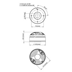 EIGHTEEN SOUND HD1000 - драйвер, феррит, 8 Ом, 50 Вт AES, 109dB, 1600...20000 Гц, выход 1" - фото 117117