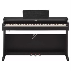 Yamaha YDP-163B -  клавинова 88 кл. GH3, 10 тембров, 192 полиф., 3 педали, крышка кл., (чёрный орех) - фото 117940