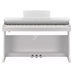 Yamaha YDP-163WH -  клавинова 88 кл. GH3, 10 тембров, 192 полиф., 3 педали, крышка кл., (белый) - фото 117948