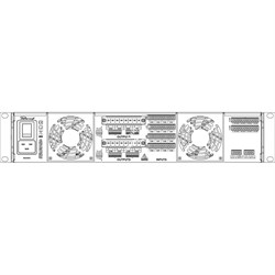 POWERSOFT Ottocanali 8K4 - восьмиканальный усилитель мощности 8 x 900 Вт на 2 Ома, 8 x 1000 Вт на 4 - фото 118061