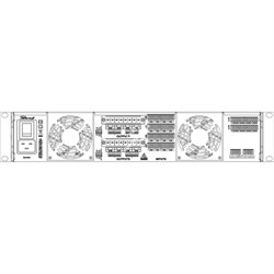 POWERSOFT Ottocanali 12K4 - восьмиканальный усилитель мощности  8 x 1000 Вт на 2 Ома, 8 x 1500 Вт на - фото 118063
