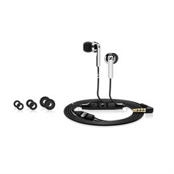 Sennheiser CX 2.00G BLACK - Миниатюрные наушники-вкладыши, с гарнитурой , 28 Ом, чёрные - фото 118083