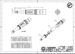 AMPHENOL ACPM-GN - джек моно, кабельный, 6.3 мм, корпус металл, цвет никель - фото 119407