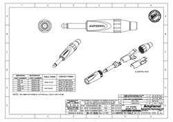 AMPHENOL TM2P - джек моно, кабельный, 6.3 мм,  цвет никель, колпачок из термопластика - фото 119442