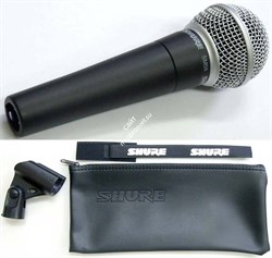 SHURE SM58-LCE динамический кардиоидный вокальный микрофон - фото 12009