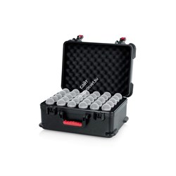 GATOR GTSA-MIC30 - пластиковый кейс для 30 проводных микрофонов - фото 120315