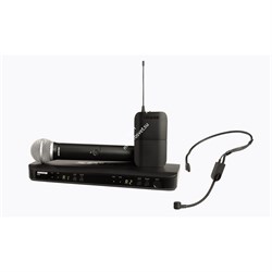 SHURE BLX1288E/P31 M17 - двухканальная радиосистема с ручным передатчиком и гарнитурой - фото 121209