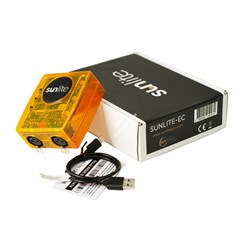 SUNLITE-EC - DMX-интерфейс (1024 каналов), USB type C,  DMX in/out - фото 121284