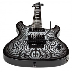 DEAN C450F CUSTOM FLOYD - электрогитара, серия Custom, 24 лада, Floyd Rose, HH, графика Graphyte - фото 121347